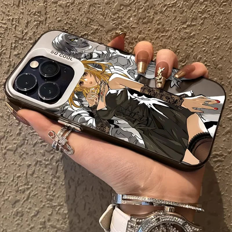 Anime Death Note Phone Case For IPhone 17 Air 16 e 15 14 13 12 11 Pro Max Plus Min SE 2020 2022 Misa Yagami Light
