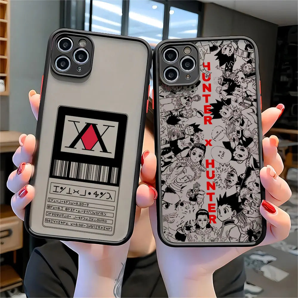 Anime New Hunter x Hunter Phone Case For iPhone 17 16e 16 15 14 13 12 11 Pro Air Max X XR XSMax 7 8 Plus Matte Clear Back Cover