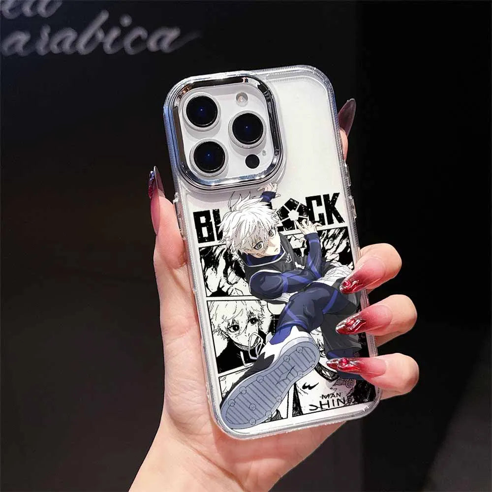 COOL B-BLUE LOCKS S-Seishiro Nagi Phone Case For Apple iPhone 17 AIR 16E 15 14 13 12 11 Pro Max Plus Transparent Soft Cover
