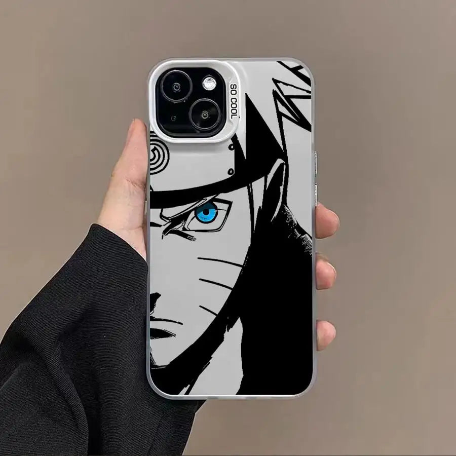 Soft Cover Phone Case for iPhone 13Pro 14 Pro MAX 15 Plus 12 13 16Pro 11 16 16e Anime N-N-arutoS
