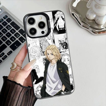 T-Tokyo R-Revengers Anime Phone Case For Apple 11 12 13 14 15 16Pro Max Plus Protect Plating Phone Cover