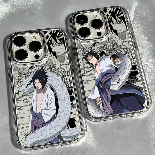 Anime Uchihas Sasukes Phone Case For iPhone 17e 17 16e 16 15 14 13 12 11 mini Pro Max X XR XSMAX 8 7 Air Plus Clear