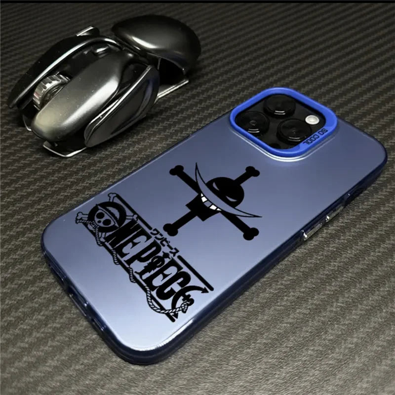 ONE PIECE Edward Newgate Wanted Phone Case For IPhone 16 15 14 13 12 11 Pro Max Whitebeard Pirates Zoro Model Shockproof Cover