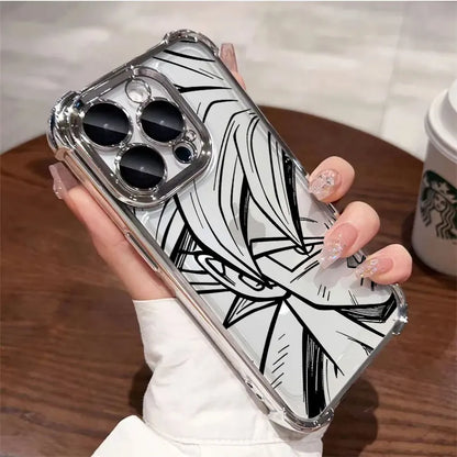 Manga Anime GokuS Cool DragonS BallS Plating Phone Case For iPhone 17 17e 16e 16 15 14 13 12 11 Pro Max Mini Air Plus Anti-Fall