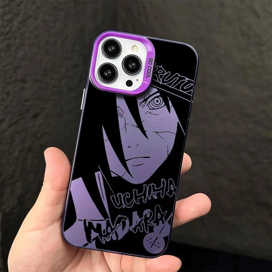 Naruto Uchiha Madara Case for iPhone 16e 14Pro 11 13 Pro MAX 12 XR 14 16Pro 15 XS MAX Soft Cover