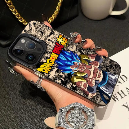 Dragon Ball Anime Vegeta Soft Shell Phone Case for iPhone 17 13 17Air 11 14 15 16 Plus Pro Max 16e 12