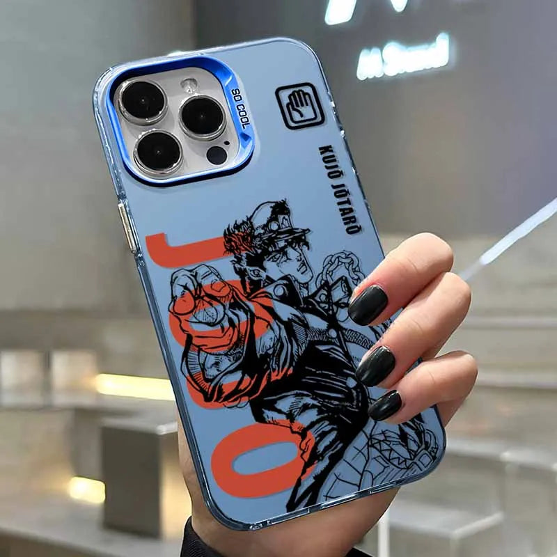 JoJo Bizarre Adventure Phone Case For iPhone 17 16e 16 15 14 13  mini Pro Max X XR XSMAX 8 7 Air Plus Anti Fall Matte Back Cover