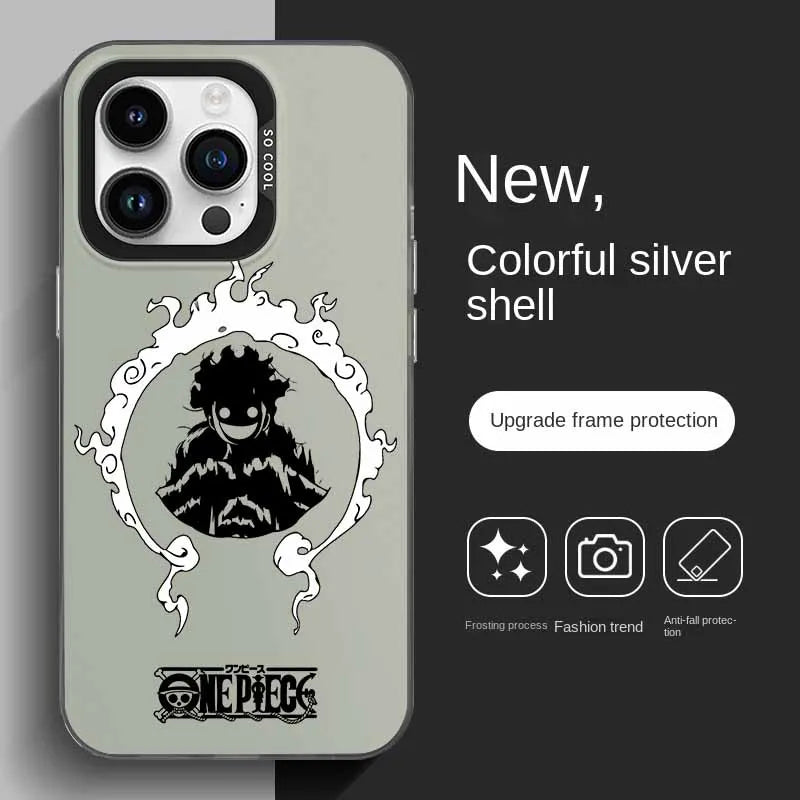 One Piece Anime Luffys Phone Case For iPhone 17 17e 16e 16 15 14 13 12 11 mini Pro Max XSMAX Air Plus Anti Fall Matte Back Cover