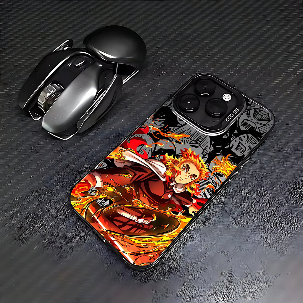 Anime D-Demons Slayers Phone Case For iPhone 17 16e 16 15 14 13 12 11 mini Pro Max X XR XSMAX 8 7 Air Plus Anti Fall Matte Cover