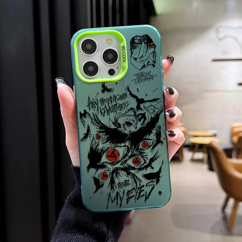 Naruto Itachi SHARINGAN Case for Samsung Galaxy A26 A36 A56 A25 A35 A55 A34 A54 A13 A33 A53 5G A06 A16 A15 A14 A23 A52 A52S A31