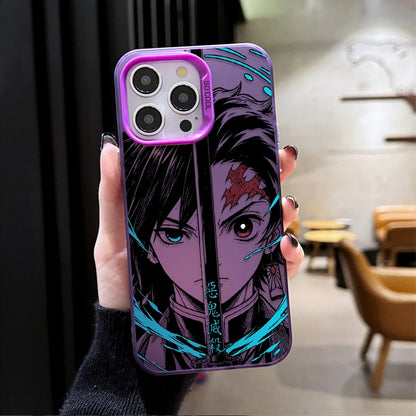 Phone Case for DEMON SLAYER TANJIRO GIYUU RENGOKU iPhone 12 17 Air Pro Max 16 15 11 14 13 Pro Max XS X XR Plus 8 7 SE 2020 Cover