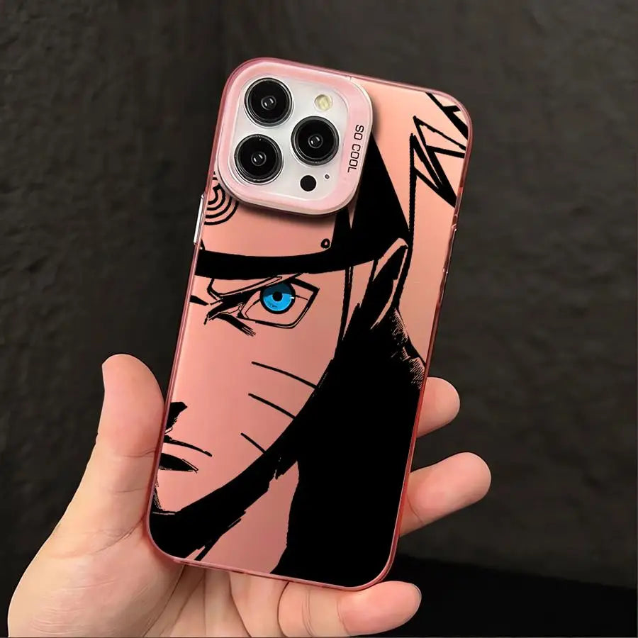 Soft Cover Phone Case for iPhone 13Pro 14 Pro MAX 15 Plus 12 13 16Pro 11 16 16e Anime N-N-arutoS