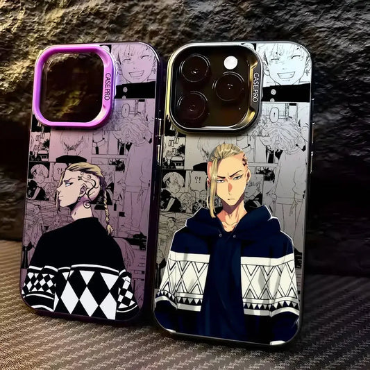 Anime Tokyo Revengers Draken Phone Case For iPhone 17 16 15 14 13 12 11 Pro Max Air multicolor Matte Laser Metallic Aurora Funda