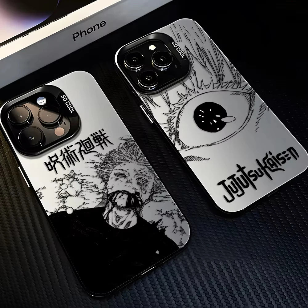 Anime Jujutsu Kaisen Phone Case For IPhone 16 15 14 13 12 11 Pro Max X XR XS 7 8 Plus Mini SE 2020 2022 Gojo Satoru