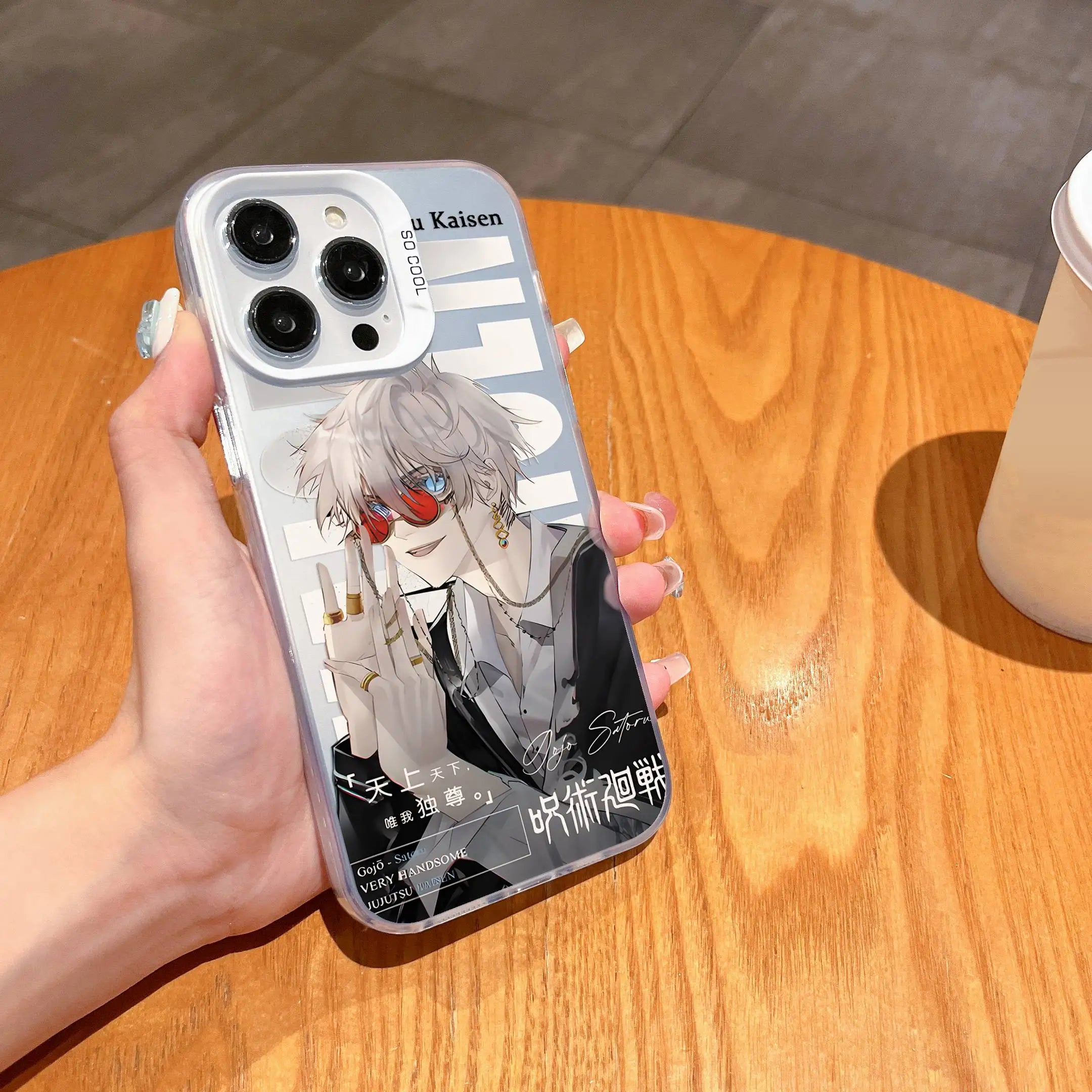 Comics Jujutsus Kaisens Satoru Gojo Phone Case For iPhone 16 15 14 13 12 11 Pro Max X XR XSMAX 8 7 Plus Candy Matte Back Cover