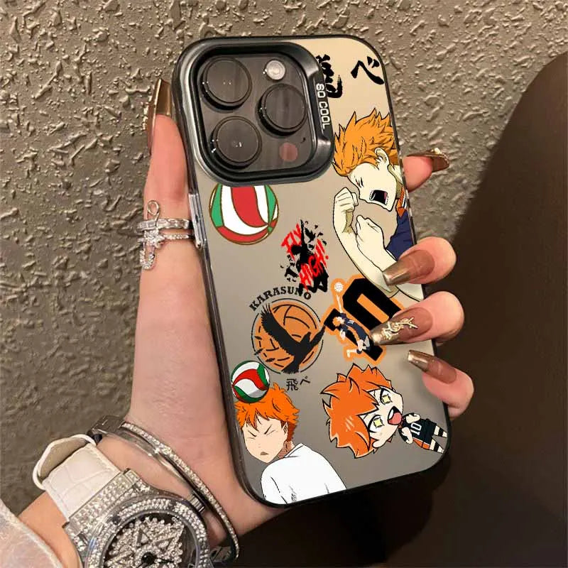 Haikyuu!! Anime Phone Case For iPhone 17 16e 16 15 14 13 12 11 mini Pro Max X XR XSMAX 8 7 Air Plus Anti Fall Matte Back Cover