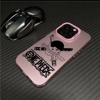 ONE PIECE Edward Newgate Wanted Phone Case For IPhone 16 15 14 13 12 11 Pro Max Whitebeard Pirates Zoro Model Shockproof Cover