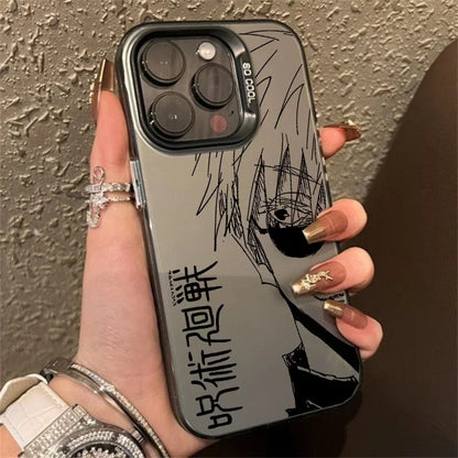 Anime Cartoon J-Jujutsu K-Kaisen Phone Case For IPhone 14 15 16 17 Pro Max Plus 12 13 Mini 16E Casing Hard IMD Fashion