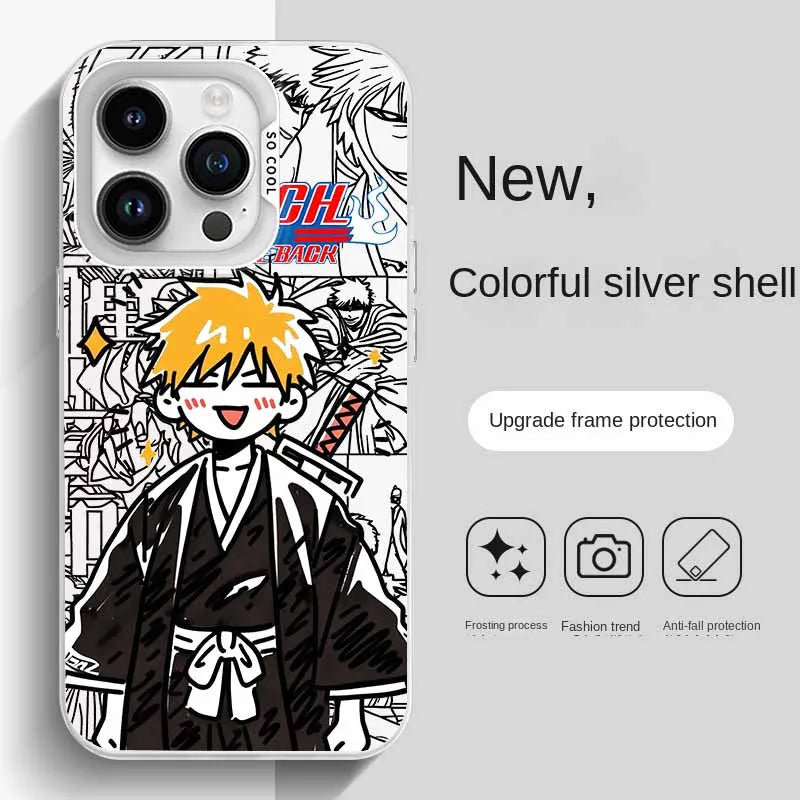 BLEACH Anime For Apple iPhone 17 16E 16 15 14 13 12 mini Pro Max Plus Cover Funda Silicone Soft Capa Colorful Phone Case