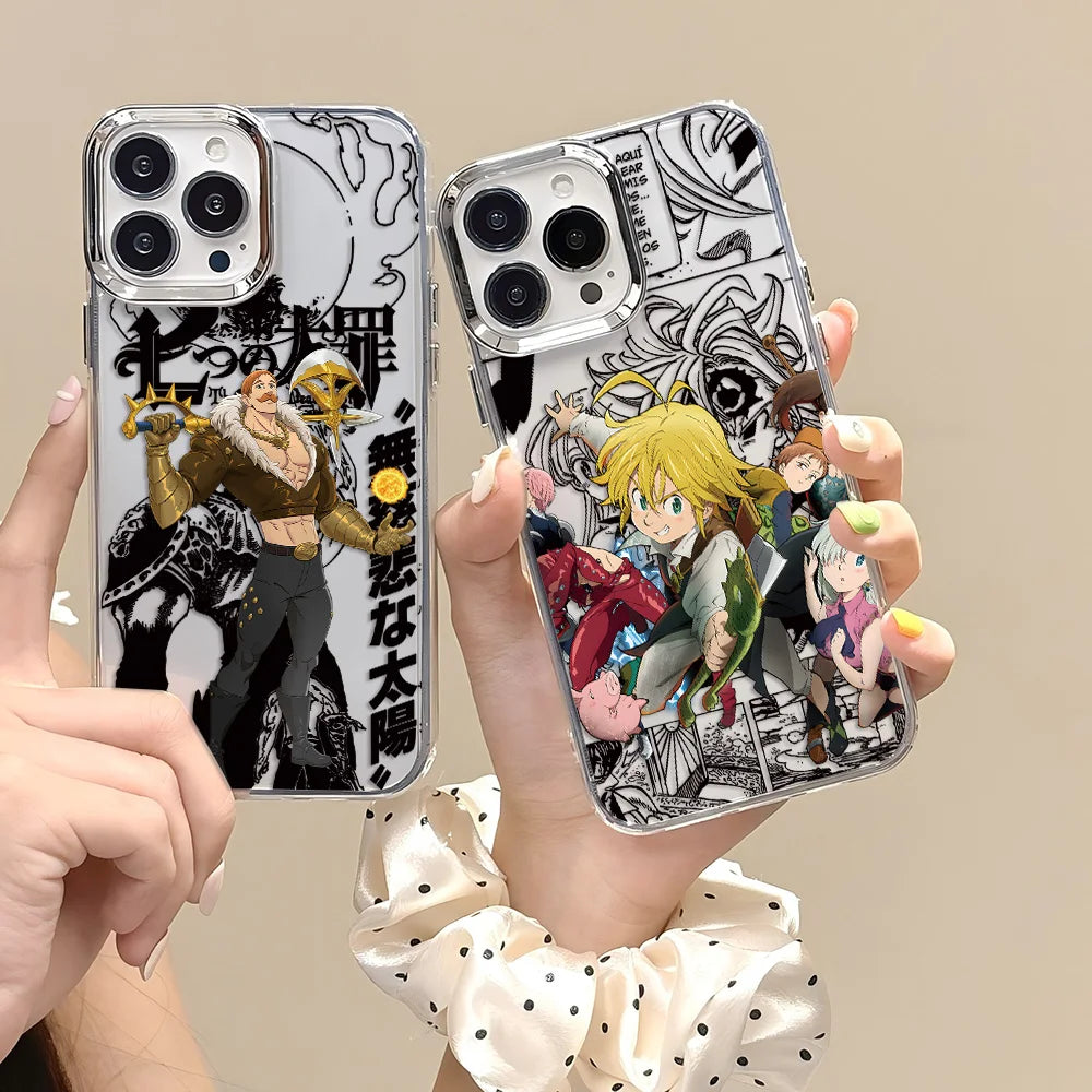 Anime The Seven Deadly Sins Phone Case For iPhone 17 16e 16 15 14 13 12 11 mini Pro Max X XR XSMAX 8 7 Air Plus Soft Cover