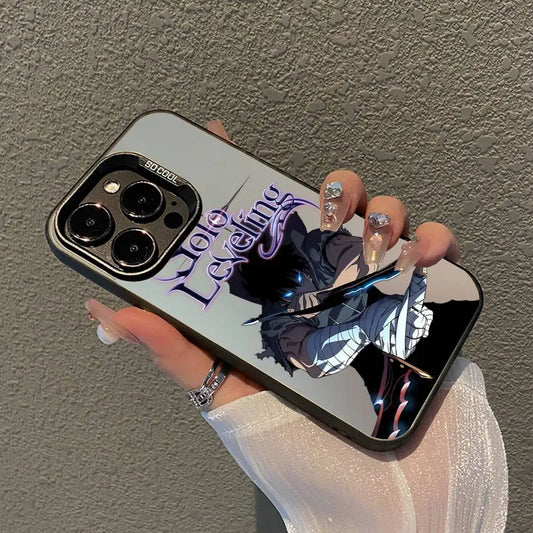 Anime Solos Levelings Phone Case For iPhone 16 15 14 13 12 11 Pro Max X XR XSMAX 8 7 Plus Matte Shockproof Back Anti Fall Cover