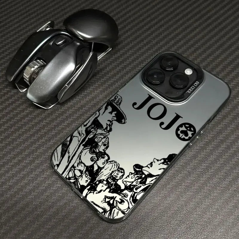 J-JoJos Bizarre Adventure Phone Case For iPhone 17 16e 16 15 14 13 12 11 mini Pro Max X XR 8 Air Plus Anti Fall Matte Back Cover