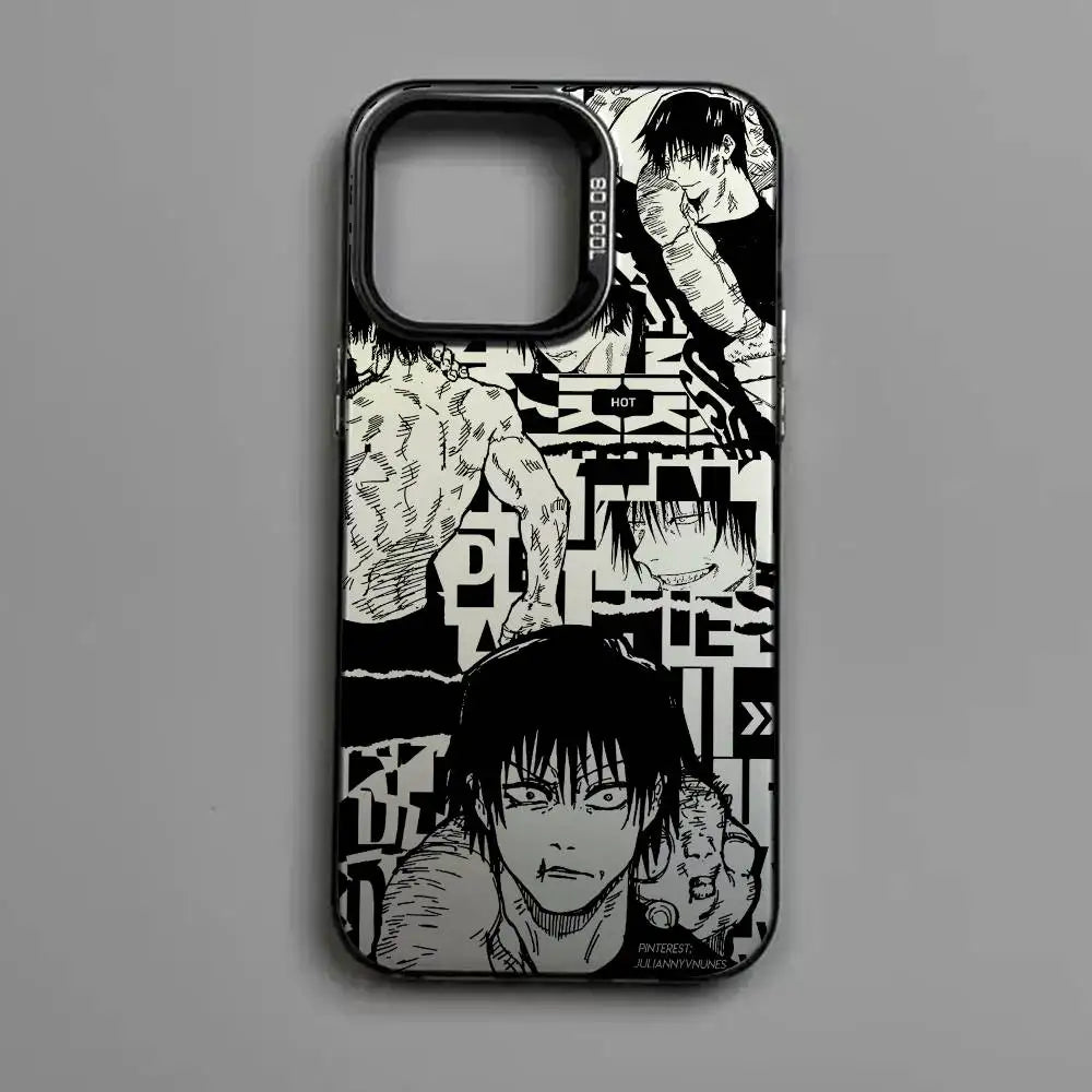 J-Jujutsu Toji Kaisen F-Fushiguro  For iPhone 17 16 15 14 13 12 11 Pro MAX Matte Shockproof Back Anti Fall Matte Cover