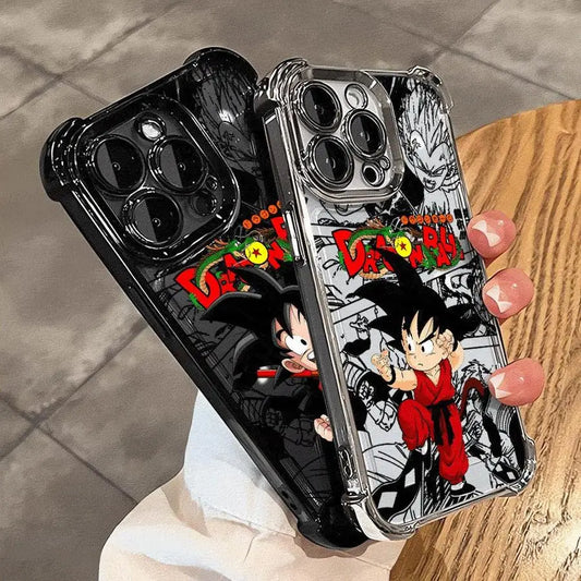 Dragon Ball Anime Goku Case for iPhone 13 14 16 Pro Max 17 Air 12 11 15 Plus Soft Phone Cover
