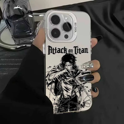 Attack on Titan Anime Cover For Apple iPhone 17 Air 16E 16 15 14 13 12 mini Pro Max Plus Colorful Phone Case