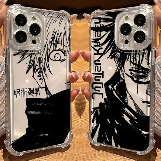 Anime Jujutsus Kaisens Gojo Phone Case For iPhone 17 Air 16 e 15 14 13 12 11 Pro Max Plus Mini SE 2020 2022 Shockproof Cover