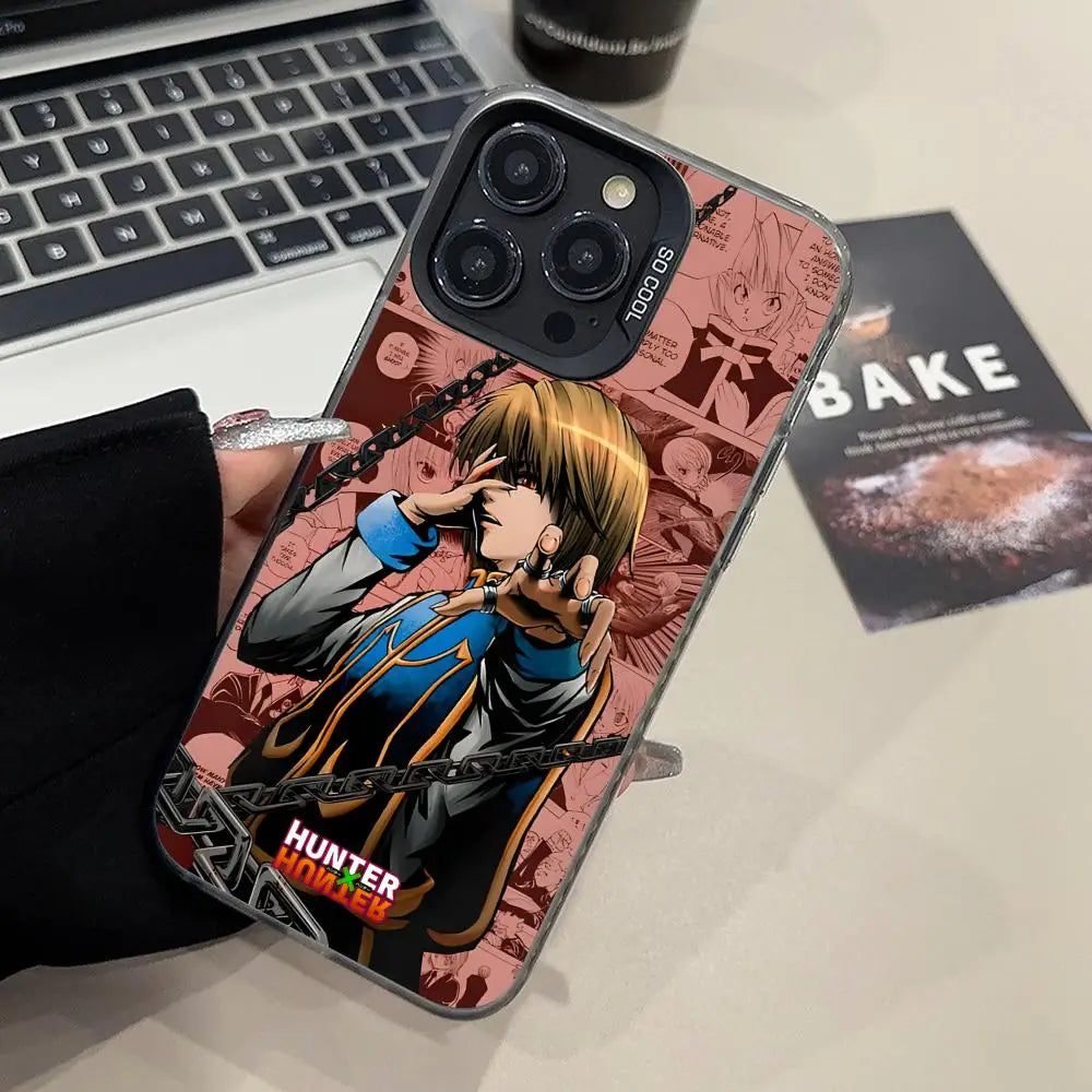 Hunter Kurapika Mobile Phone Case for iPhone 17 16 15 14 13 12 11 X XR XS 8 7 Pro Max Plus Translucent Colour Protective Luxury