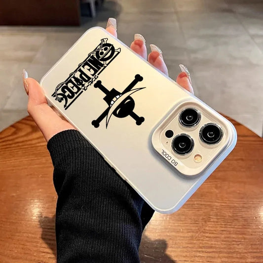 ONE PIECE Edward Newgate Wanted Phone Case For IPhone 16 15 14 13 12 11 Pro Max Whitebeard Pirates Zoro Model Shockproof Cover