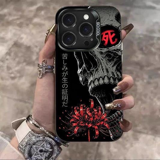 TOKYO GHOUL RED SPIDER LILY SNAKE BLOOD LOTUS Case for iPhone 12 17 Air Pro Max 16 15 11 14 13 Pro Max XS X XR Plus 8 7 SE 2020