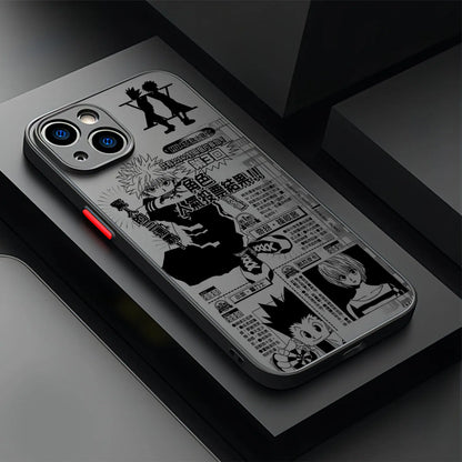 Anime New Hunter x Hunter Phone Case For iPhone 17 16e 16 15 14 13 12 11 Pro Air Max X XR XSMax 7 8 Plus Matte Clear Back Cover