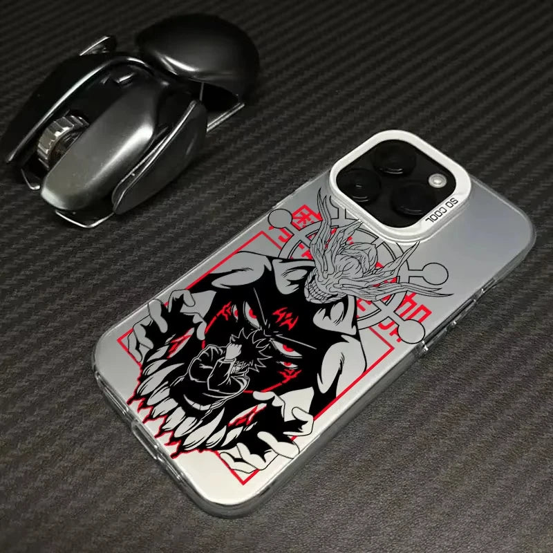 Mahoraga Toji Fushiguro Jujutsu Phone Case For iPhone 17 16e 16 15 14 13 12 11 mini Pro Max X XR 8 7 Air Plus Anti Fall Matte