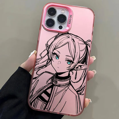 FrierenS BeyondS Journey's End Phone Case Phone 17 16e 16 15 14 13 12 11 mini Pro Max X XR 7Air Plus Anti Fall Matte Back Cover