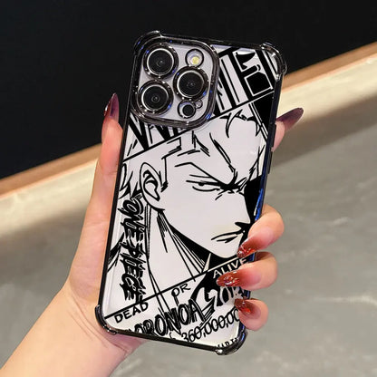 O-One Pieces Manga Funda For iPhone 17 Pro 16 15 14 13 12 11 Pro Max Case 17 Plus 17E 16E 17Air Silicone Protection Phone Cover