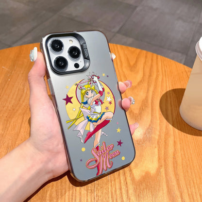 New Anime M-Moons s-Sailors Phone Case For iPhone 16 15 14 13 12 11 Pro Max X XR XSMAX 8 7 Plus Candy Matte Shockproof Cover
