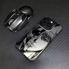 Luxury Hot Anime Attack On Titan Phone Case For iPhone 17 16e 16 15 14 13 12 11 mini Pro Max X XR Air Plus Anti Fall Matte Cover