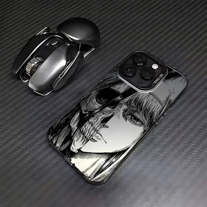 Luxury Hot Anime Attack On Titan Phone Case For iPhone 17 16e 16 15 14 13 12 11 mini Pro Max X XR Air Plus Anti Fall Matte Cover