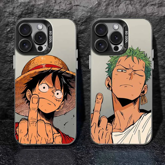 L-uffys Z-oro Anime Cover For Apple iPhone 17 Air 16E 16 15 14 13 12 mini Pro Max Plus Colorful Phone Case