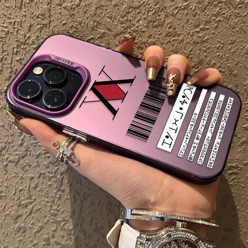 Japanese Hunter X Hunters Matte PC Case for Samsung Galaxy S24 S23 S22 S21 Ultra Plus FE A54 A34 A24 A14 A73 A53 A33 5G Note 20