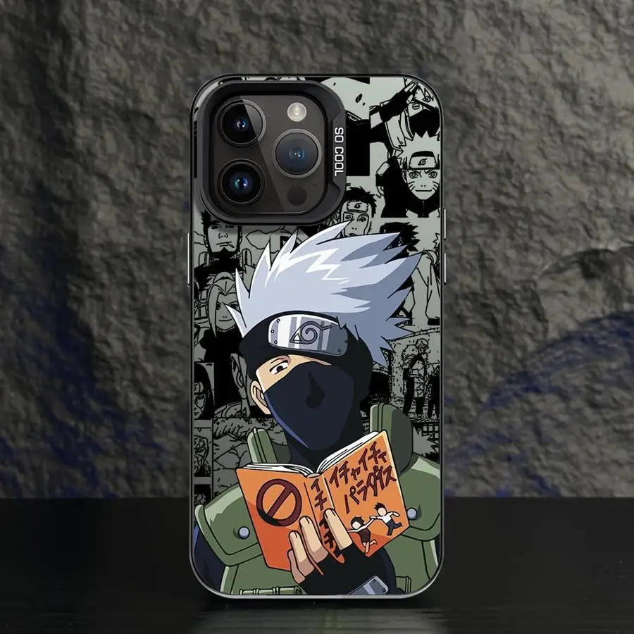 N-N-arutos Kakashi Soft Shell Case for iPhone 17 Air 11 12 13 Pro Max 16e 14 15 16 Plus