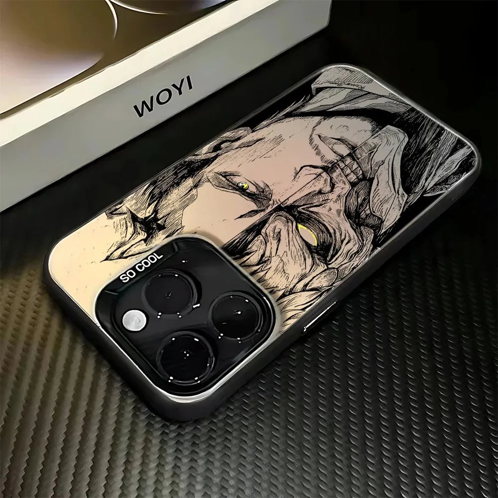 Luxury Attack On Titan Phone Case For iPhone 17 17e 16e 16 15 14 13 12 11 mini Pro Max X XR XSMAX 8 7 Air Plus Anti Fall Matte