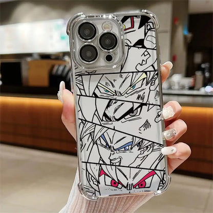 GOKU DBZ Dragon Ball Clear Cover Phone Case for iPhone 15Pro Max 11 15 14 Pro XR 12 11Pro 16 13 16Plus XS MAX