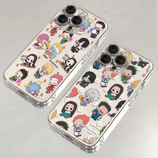 Unique Hunter x Anime Aesthetic Phone Case For iPhone 16e 16 15 14 13 12 11 Mini Pro Max X XR XSMax 7 8 Plus Transparent Soft