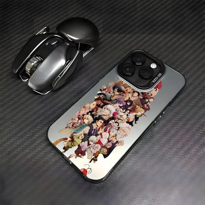 HUNTER HUNTER Phone Case For lMDColor Silver Shell For lPhone 17 16 15 14 13 12 11 Pro Max Plus