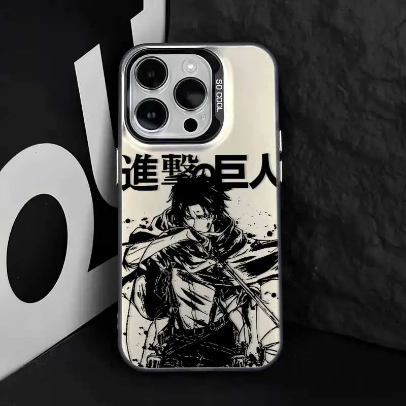 Attack on Titan Anime Cover For Apple iPhone 17 Air 16E 16 15 14 13 12 mini Pro Max Plus Colorful Phone Case