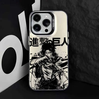 Attack on Titan Anime Cover For Apple iPhone 17 Air 16E 16 15 14 13 12 mini Pro Max Plus Colorful Phone Case
