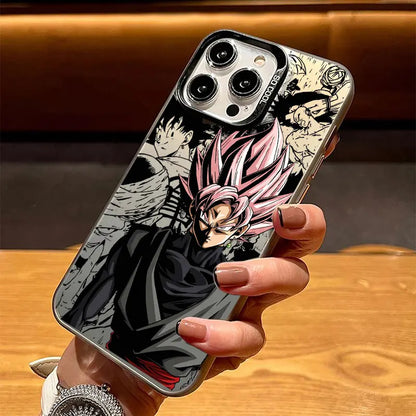 Phone Case For Apple iPhone 17 Air 16E 15 14 Plus 13 12 11 Pro Max Mini Funda Cover D-Dragon B-Ball Z Goku Vegeta